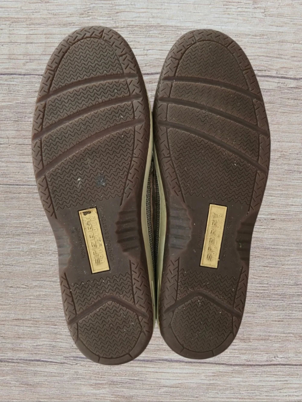 Sperry Billfish 3-eye Boat Shoes Tan Sz 11 Coastal Nautical Comfort Loafers